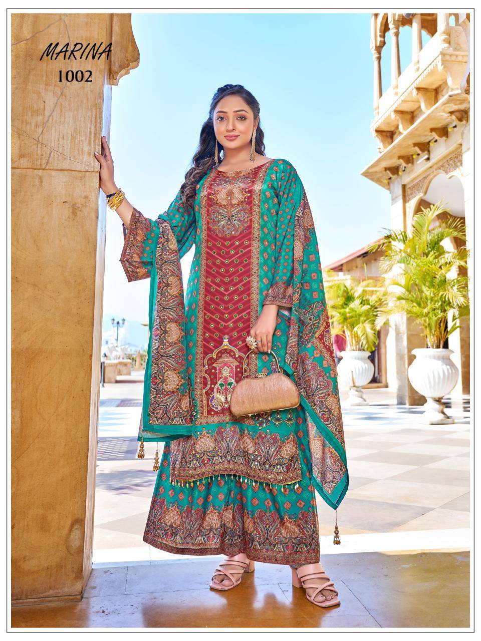 Banwery marina Unstitched salwar kameez wholesale